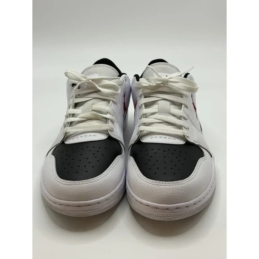 Jordan Court Connect Low White Black Gym Red Men’s Size 11.5 IQ5698-101 Shoes